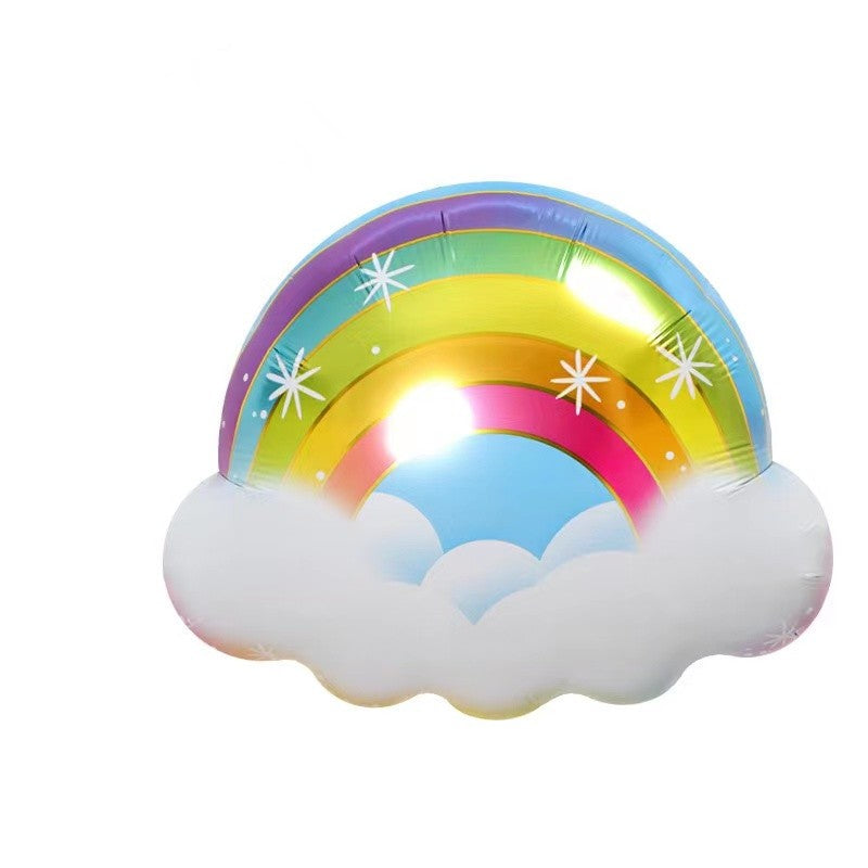 Sunglasses Sun Rainbow Cloud Shape Aluminum Film Balloon Birthday Party Banquet Children's Toy Baby Shower Decoration