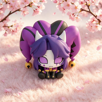 7CM Anime ?The Freak Circus Jester PVC Figures Model Figurine Sitting Position Model Desk Display Standing Ornament Fans Gift