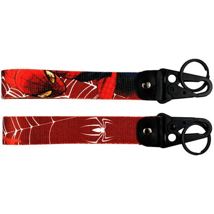 Chaveiro de bico de águia de figuras legais de anime, cordões curtos usados ​​em corda de telefone, suporte de crachá, pingente USB, cordão de chave portátil