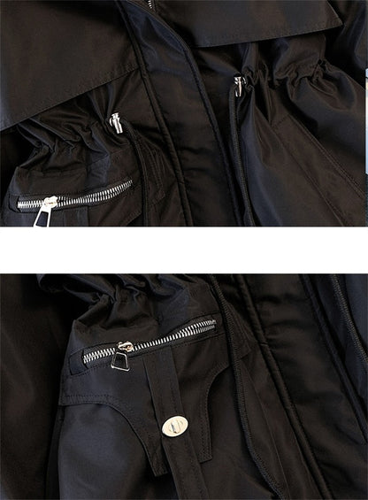 2025 New Fashion Women Winter Jacket Big Fur Collar Parkas Coat Long Coat Hooded Warm Wool Liner Female  Snow Wear Padded Parka