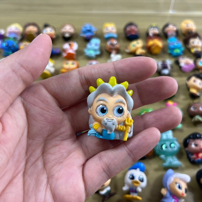 Anime Disney Doorables Kawaii Boneca Olhos Grandes Mickey Buzz Lightyear Bonecos de Ação Modelo Brinquedo Colecionável Desenho Animado Presentes Infantis