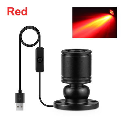 Colorful Led Spotlight USB 5V Mini Ceiling Spot 1W Showcase Pattern Showcase Light Room Decor