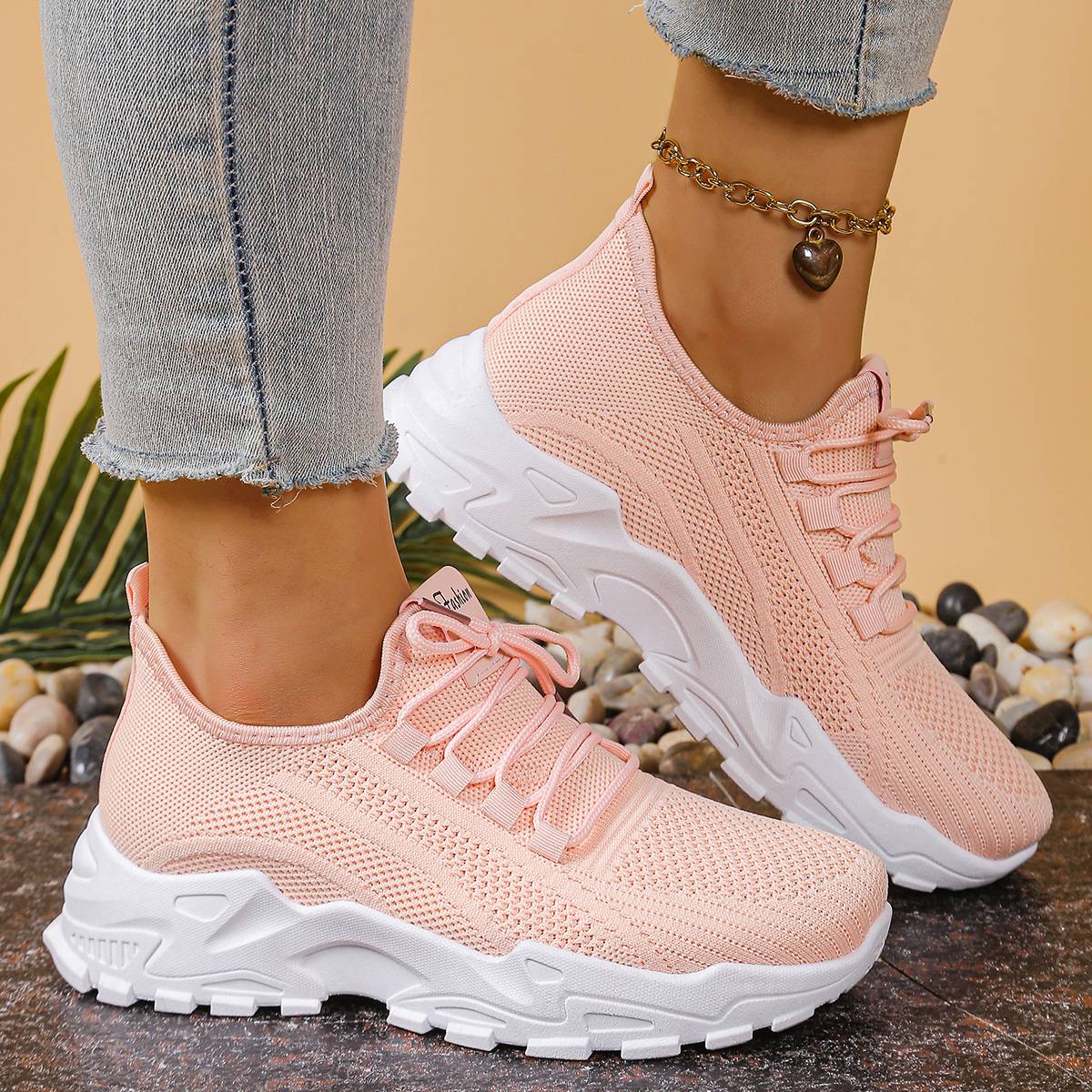 Ladies shoes women's sneakers shoes woman 2025 Solid color increases height and is versatile cheap shoes clearance free shipping