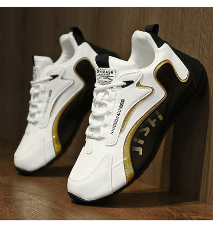 Tênis de verão masculino de malha, sapatênis vulcanizado casual de cano baixo, tênis esportivo masculino macio e confortável para corrida, calçado masculino