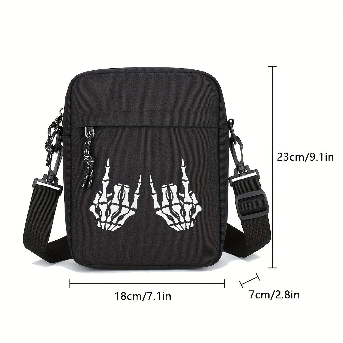 Halloween Bag Men's New Oxford Cloth Crossbody Bag Lightweight 100 100 Stylish Canvas Shoulder Bag Men's Small Bag