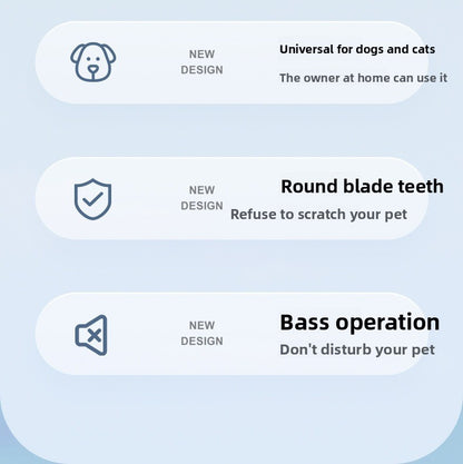 Máquina de Tosa Profissional para Cães e Luz LED Display LCD Lâmina de 18mm para Aparar Patas Baixo Ruído Aparador de Pelos de Pet sem Fio