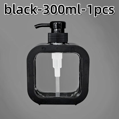 300/500ml Bathroom Soap Dispensers Refillable Lotion Shampoo Shower Gel Holder Portable Travel Dispenser Empty Bath Pump Bottle