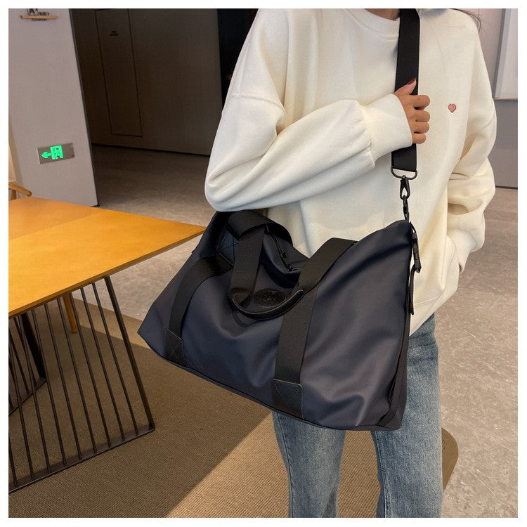 Travel bag Men's and women's tote bag Large capacity travel duffel Yoga exercise  Oxford cloth waterproof fitness bag