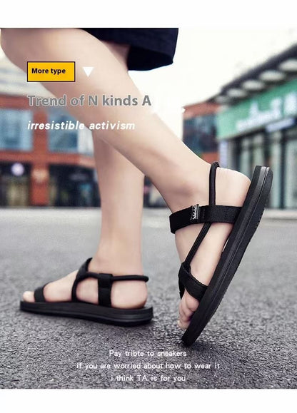 Summer Versatile Breathable Sandals, Wear-Resistant Sports and Leisure Beach Shoes for Men to Wear While Driving