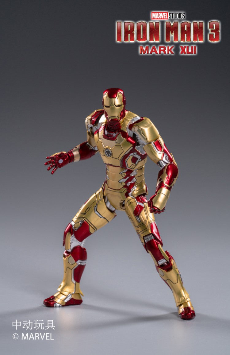 ZD Original Iron Man MK30 Blue Steel 1/10 Iron Patriot MK3 Marvel legends War Machine 10th Anniversary Action Figure Model Gift