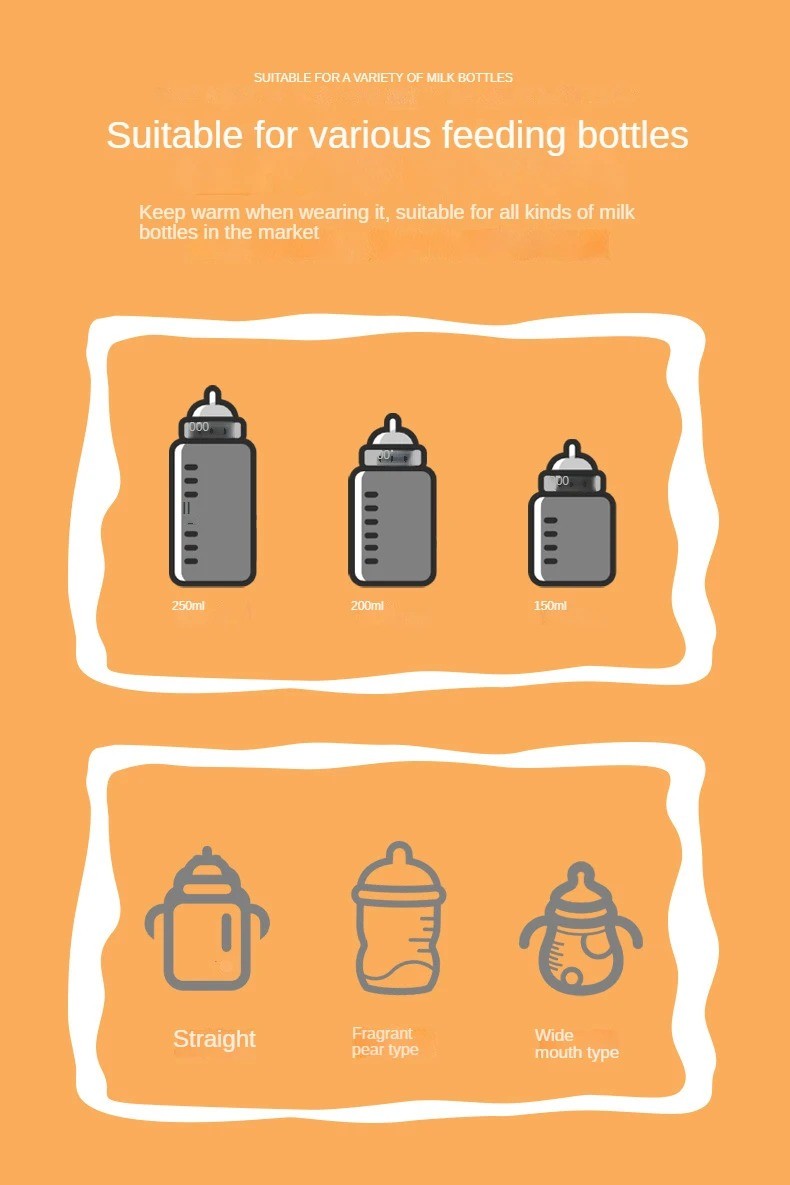 USB Milk Water Warmer Travel Stroller Insulated Bag Baby Nursing Bottle Heater Supplies for Outdoor