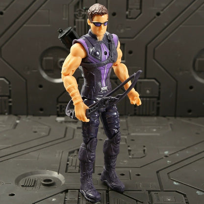 17 Cm Brinquedos Infantis Marvel Anime Figuras Homem-Aranha Hulk Action Figure Homem De Ferro Desenho Animado Brinquedo Infantil Presente De Natal Boneca Brilhante Hobbies