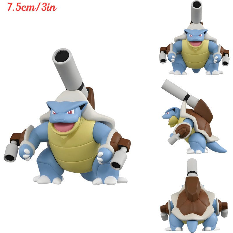 Original Takara Tomy Pokemon Venusaur Blastoise Charizard Figure Toys Anime Pikachu Umbreon Vaporeon Charcadet Model Dolls Gifts
