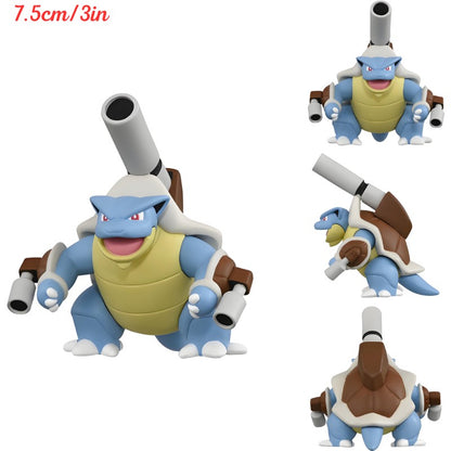 Original Takara Tomy Pokemon Venusaur Blastoise Charizard Figure Toys Anime Pikachu Umbreon Vaporeon Charcadet Model Dolls Gifts