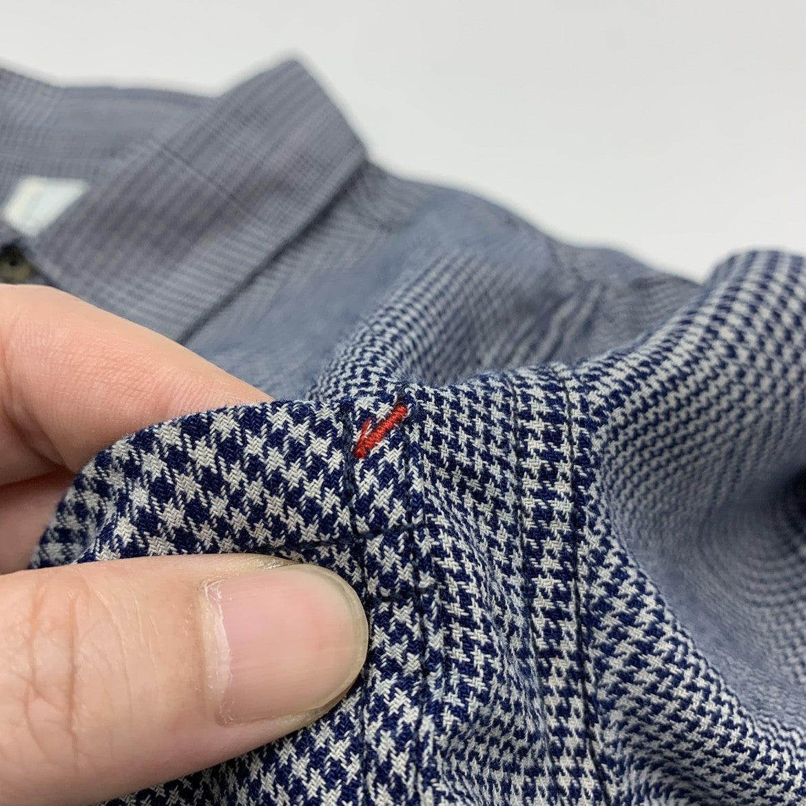 Plaid shirt Men's vintage shirt American cargo cotton loose casual coat