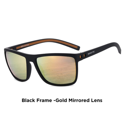 ZENOTTIC Retro Square Polarized Sunglasses Fashion Shade Women Men Ultra light TR90 Frame UV400 Protection Classics Sun Glasses