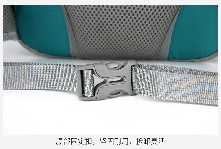 Outdoor mountaineering and cycling travel backpack, multifunctional waterproof nylon bag, suitable for men and women