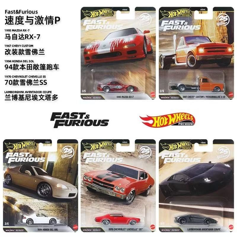 Mattel Hot Wheels 1/64 2026 Velozes e Furiosos Hnw46P Lançamento P Chevrolet Honda Del Sol Carrinho Colecionável Veículo Diecast Brinquedo