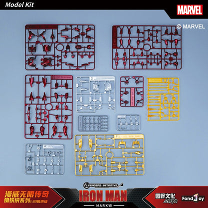 Fondjoy The Avengers Iron Man MK6 Joints Moveable Action Figures Toy 15cm ABS Material Model Toy Boy Birthday Gifts Hoilday Gift