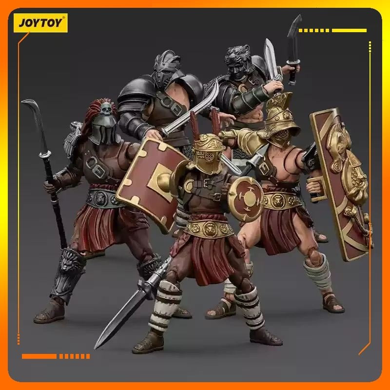 Hot Joytoy Dark Source Dispute Gladiador Romano Conjunto de 5 Bonecos de Ação Colecionáveis em Escala 1:18 Brinquedos Militares Históricos Para Adultos