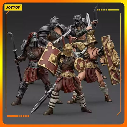 Hot Joytoy Dark Source Dispute Gladiador Romano Conjunto de 5 Bonecos de Ação Colecionáveis em Escala 1:18 Brinquedos Militares Históricos Para Adultos