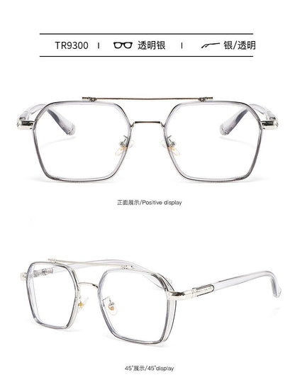 MIZHO Filtering Protect Eyesight Anti Blue Light Glasses Men Ultra light weight Blocking Glare Tony Stark Glasses Frame iron Man