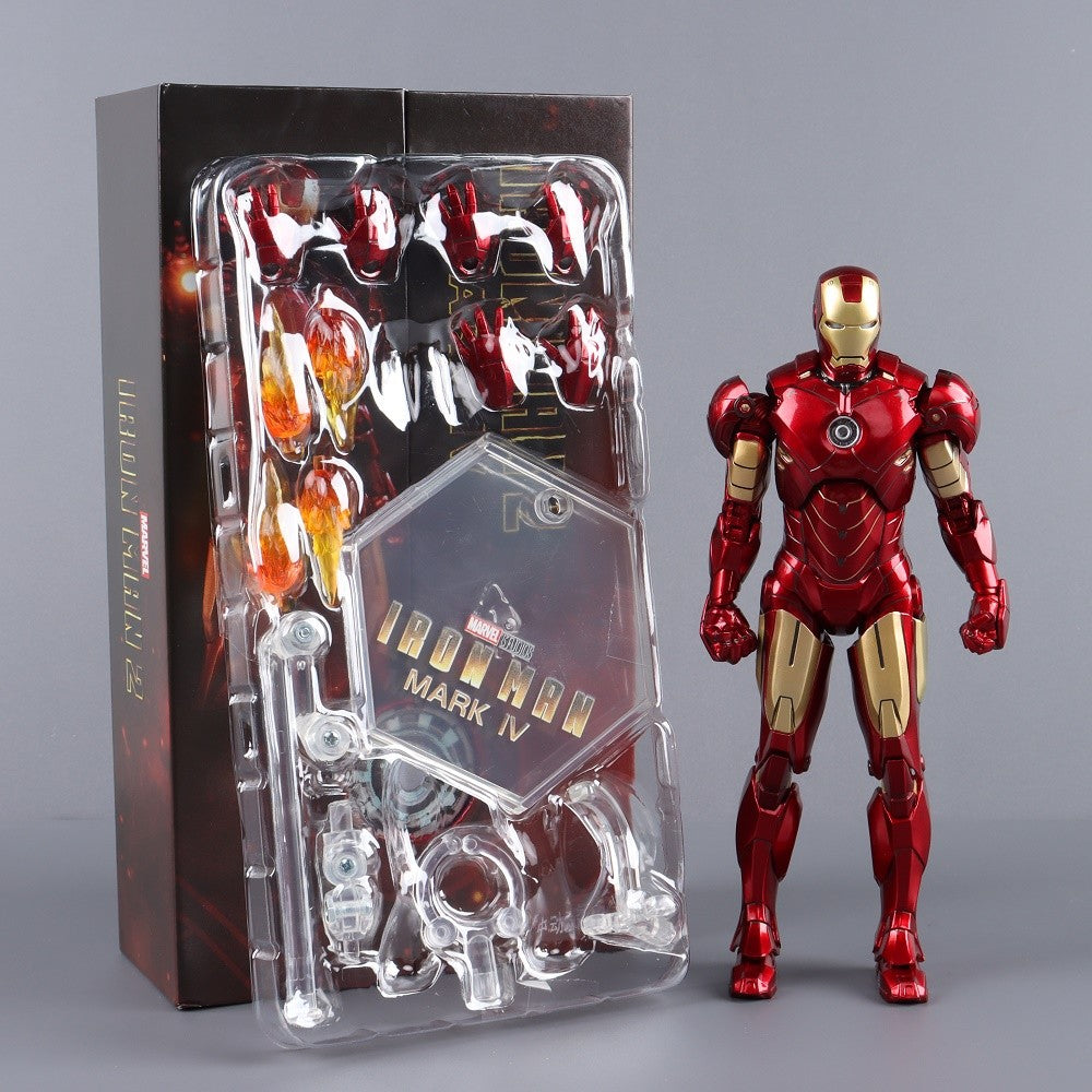ZD Toys Homem de Ferro Série Articulado MK1 MK2 MK3 MK4 MK5 MK6 MK7 MK42 MK43 MK50 Boneco de Ação do Filme 7 Polegadas Bonecas Mark