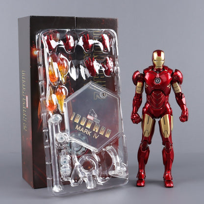 ZD Toys Homem de Ferro Série Articulado MK1 MK2 MK3 MK4 MK5 MK6 MK7 MK42 MK43 MK50 Boneco de Ação do Filme 7 Polegadas Bonecas Mark