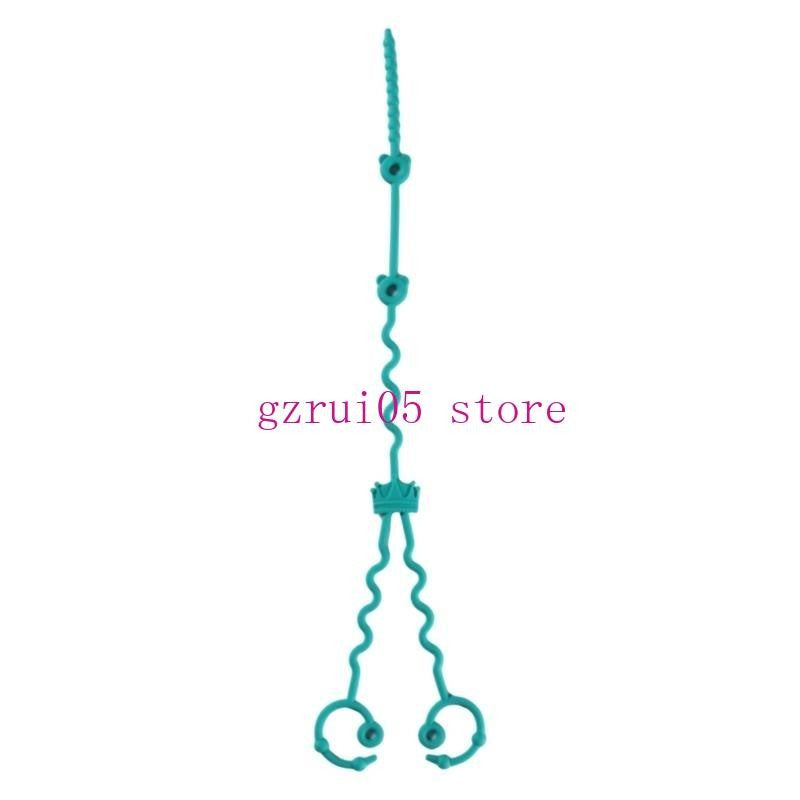 W89E Silicone Pacifier Chain Teething Toy Lanyard Rope Drop Prevention Baby Pacifier Holder Leash Infant Nursing Essential