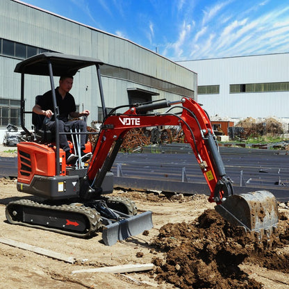 Mini Escavadeira 1 Ton Motor Kubota EURO 5 China Barato 2 Ton Escavadeira de Esteira 1.8 Ton para uso doméstico Escavadeira agrícola de 3 Ton para venda personalizada