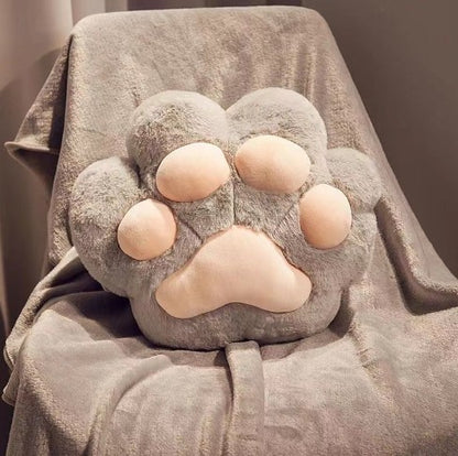 Blanket nap Cat paw throw pillow dual-use office good hand warmer pillow Car air conditioner 2-in-1 pillow