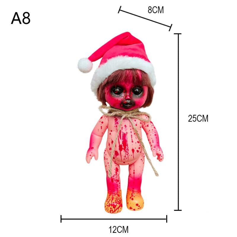 Halloween Hanging Baby Ghost Dolls Spooky Tricky Toys Ornament Horror Atmosphere Bar Courtyard Prop Happy Halloween Party Decor