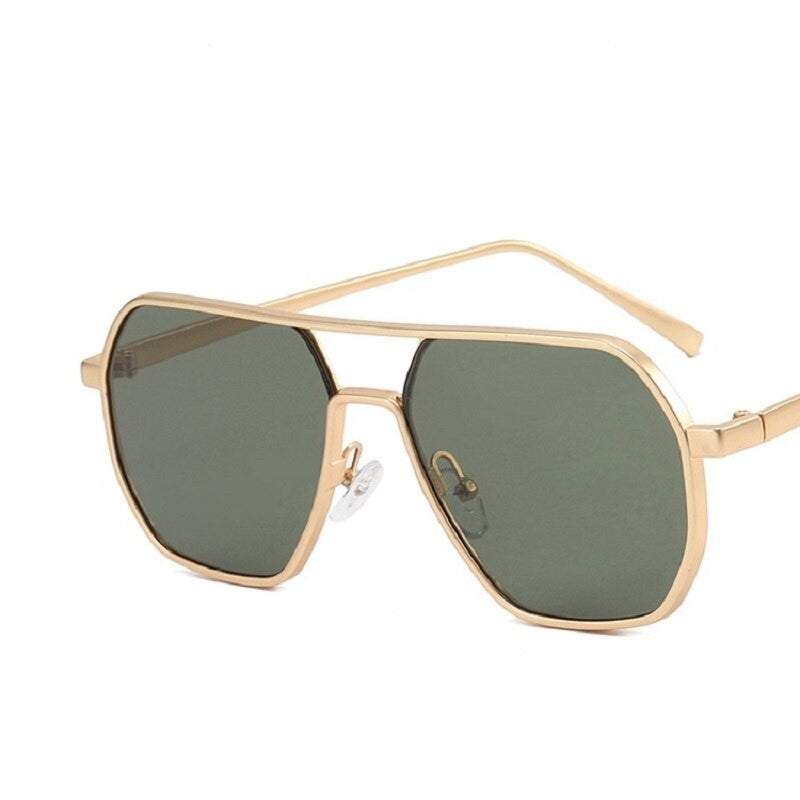 Óculos de Sol Retrô Masculino Grife Designer Alta Qualidade Armação de Metal Óculos de Sol de Proteção para Dirigir Óculos UV400