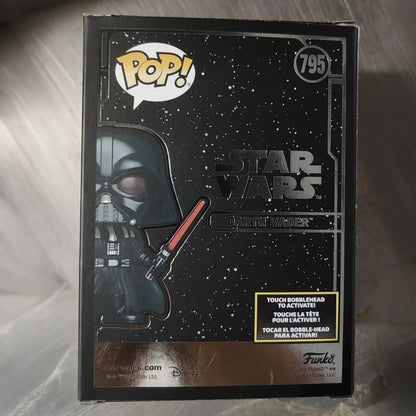 Star Wars Ahsoka with Lightsaber Darth Vader Figure Lights and Sounds FUNKO POP Collectible Limited Edition Figurine Toy Gift