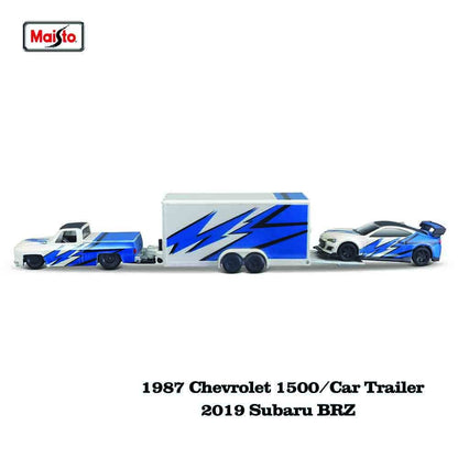 Maisto 1:64 1979 Chevrolet® K5/Car Traller/1971 chevrolet vega Blazer die-cast precision model car Model collection gift