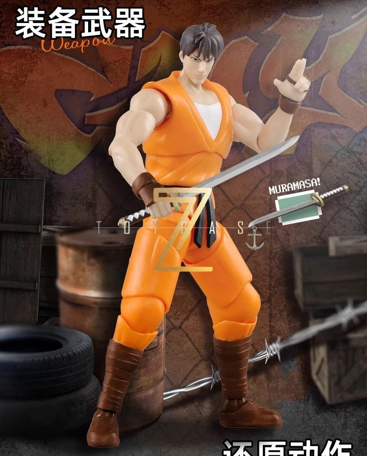 Capcom Final Fight Bonecos de Ação de 3,75 Polegadas 52toys Modelo Soldado Legal para Amantes de Jogos Decoração Presente Surpresa