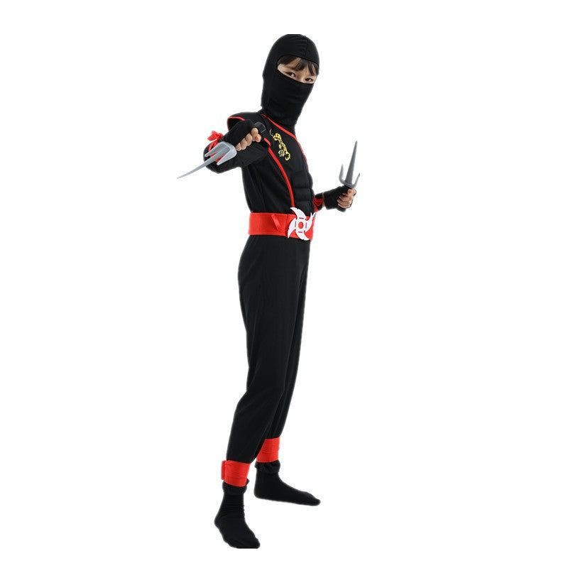 Kids Halloween Ninja Costume, Ninja Costume for Boys, Teen Halloween Costumes for DressUp Themed Party Ninja Toy Birthday Gift