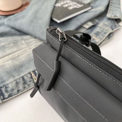 Fashion Leisure Nylon Shoulder Bag Solid Color Waterproof Cross-body Unisex Messenger Bag for Men And Women