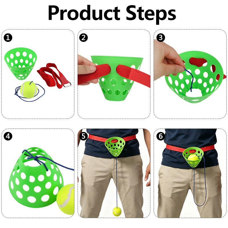 1/2/3Sets Swinging Game Hanging Ball Toss Game For Birthday Party Christmas Holiday Family Outdoor Activities Wedding Gifts