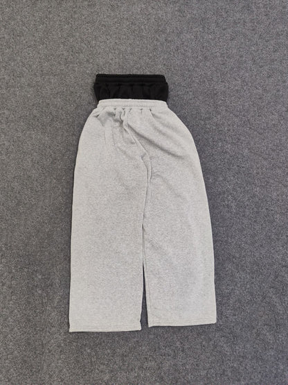 Y2K High-Waisted Printed Embroidered Street Guard Pants Spring Summer Casual Straight Leg Double Waist Design Fashionable