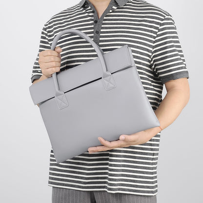 Large Capacity Laptop Bag - Stylish and durable briefcase with multiple compartments for daily essentials and laptop accessories