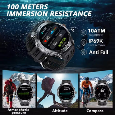 Novo T-Rex3 Ultra 1000mAh Bateria Smartwatch GPS Integrado Bússola 10ATM À Prova D'água Rastreador Esportivo Smartwatches Militares para Atividades ao Ar Livre