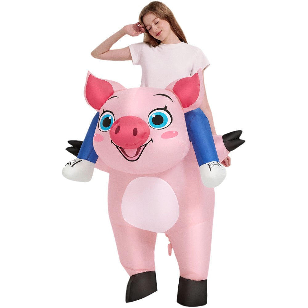 Adult Animal Inflatable Costume Anime Dress Suit Carnival Purim Halloween Party Cosplay Costumes for Man Woman