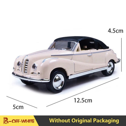 1:32 Alloy Diecast Mustang GT Classic Vintage Car Model Pull Back Car Miniature Vehicle Replica For Collection Gift for Kid