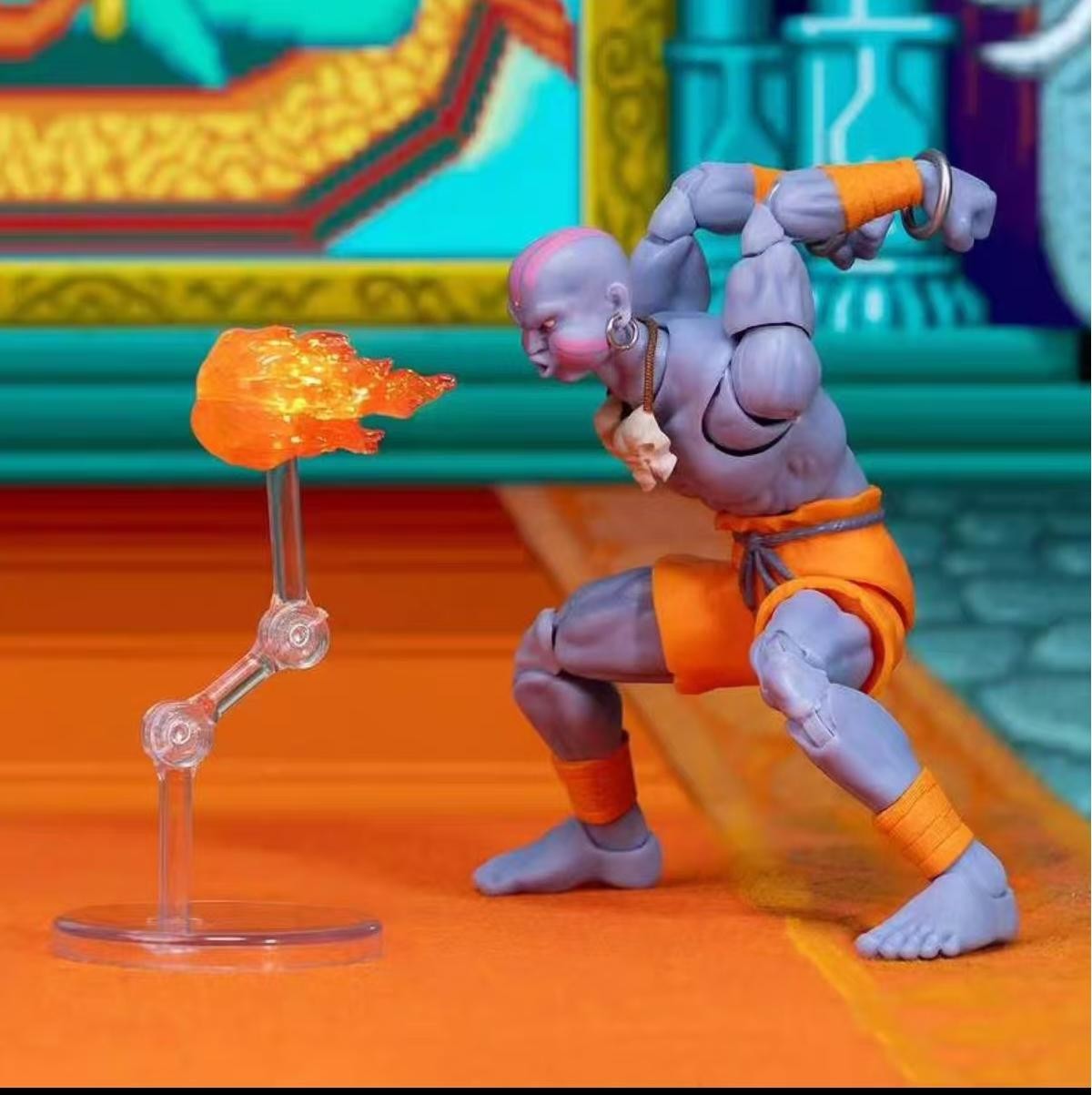 Original jada Street Fighter 1/12 figure limited edition Feilong Dalsim 6-inch movable model collection finished product