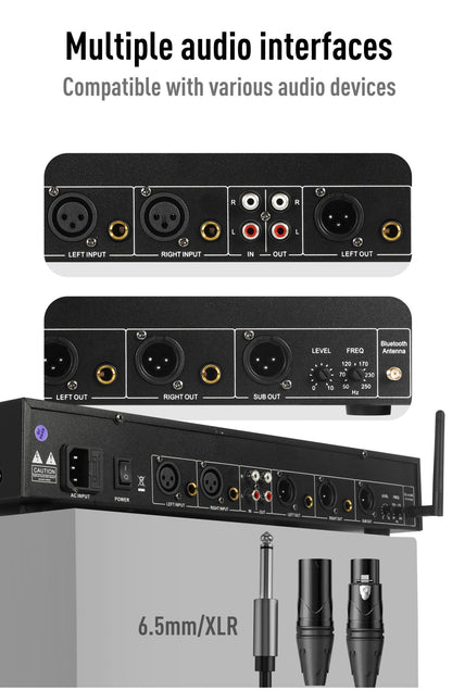 EQ31SUB Digital Equalizer 31 Stage Tuner Professional Stage Performance Noise Reduction Audio Processing