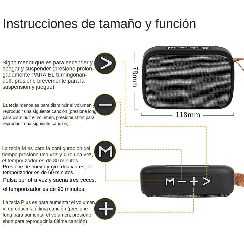 Soundbar Portátil Bluetooth 5.0 Sem Fio Bateria Externa Interna Esporte HIFI Alto-Falante Personalizado de Alta Qualidade para Computador