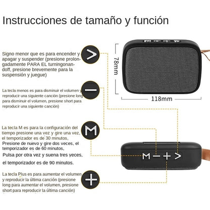 Soundbar Portátil Bluetooth 5.0 Sem Fio Bateria Externa Interna Esporte HIFI Alto-Falante Personalizado de Alta Qualidade para Computador