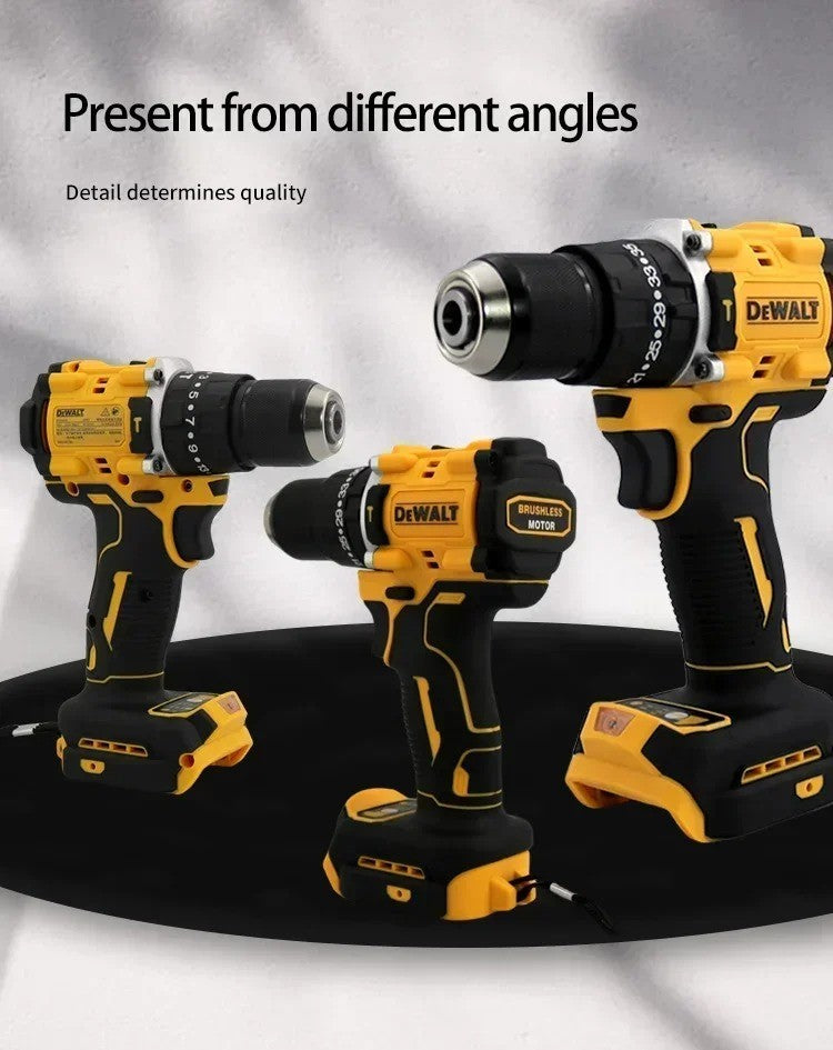 Furadeira de Impacto sem Fio sem Escovas DEWALT DCD805 20V Max Parafusadeira Elétrica Portátil Multifuncional