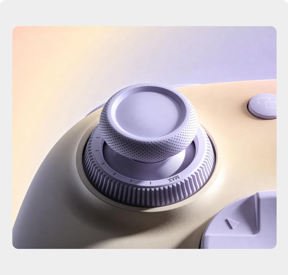 8BitDo Ultimate 3 Wireless Controller for Xbox, PC, Android, Apple With Force Ring TMR Joystick & Charging Dock (Lavender Dusk)